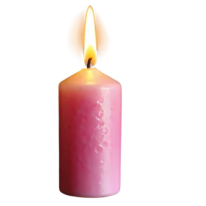 Breast Cancer Awareness Pink Candle Png 06292024 PNG Image