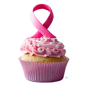 Breast Cancer Awareness Pink Cupcake Png Tfk PNG Image