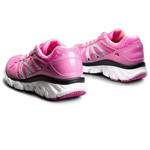 Breast Cancer Support Pink Sneakers Png Wml64 PNG Image