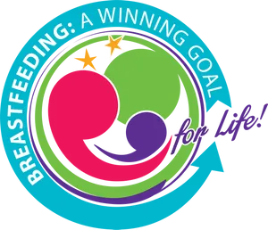 Breastfeeding Winning Goal For Life Logo PNG Image