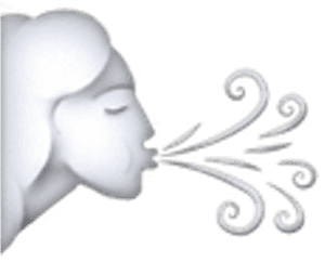 Wind Icon Source - Wind Face Emoji Png, Transparent Png PNG image with transparent background