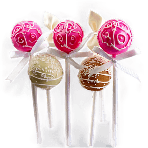 Bridal Shower Cake Pops PNG 06272024 PNG