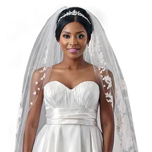 Bridal Veil Design Png Rim23 PNG Image