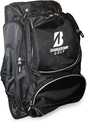 Bridgestone Golf Backpack Black PNG Image