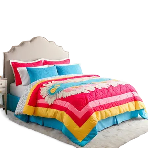 Bright And Bold Bedding Png 06262024 PNG Image