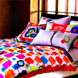 Bright And Bold Bedding Png Gcf51 PNG Image