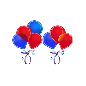 Bright Blue Balloons Png 34 PNG Image