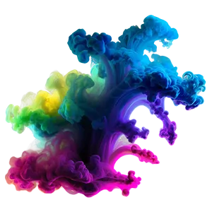 Bright Color Smoke Wave Png 58 PNG Image