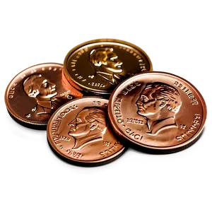 Bright Copper Pennies Png Klk88 PNG Image