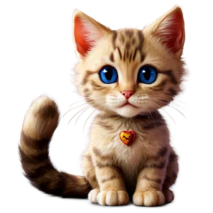 Bright-eyed Kitty Png 06242024 PNG Image