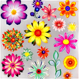 Bright Floral Pattern Png 22 PNG Image