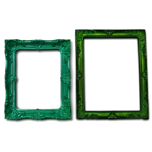 Bright Green Frame Png Ywq PNG Image