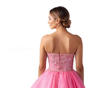 Bright Pink Dress Png Lvv52 PNG Image