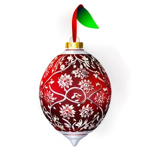 Bright Red Ornament Png Xon92 PNG Image