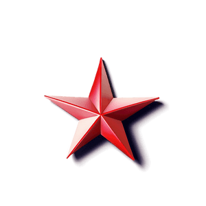 Bright Red Star PNG 05232024 PNG