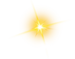 Bright Star Lens Flare PNG Image