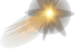 Bright Sunlight Flare Graphic PNG image with transparent background