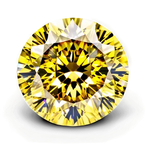 Bright Yellow Diamond Stone Png 38 PNG Image