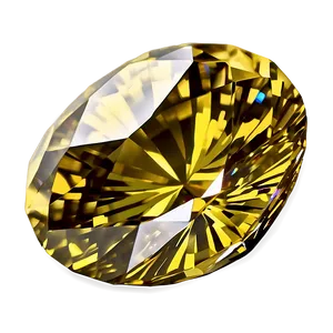 Bright Yellow Diamond Stone Png 84 PNG Image