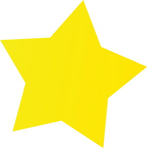 Bright Yellow Star Clipart PNG Image