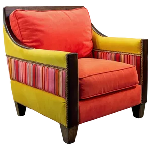 Brightly Colored Armchair Png Ksv3 PNG Image
