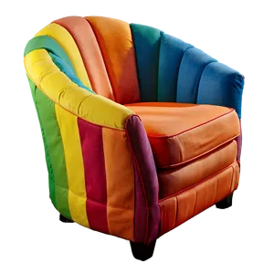 Brightly Colored Armchair Png Otw73 PNG Image
