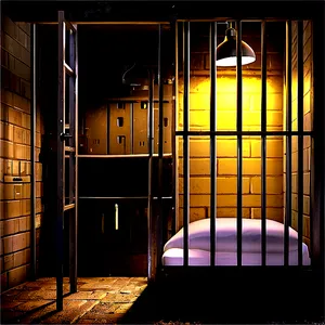 Brightly Lit Prison Cell Png Uex61 PNG Image