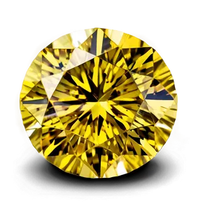 Brilliant Cut Yellow Diamond Icon Png 94 PNG Image