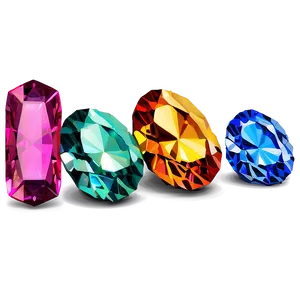 Brilliant Gems Display Png 1 PNG Image