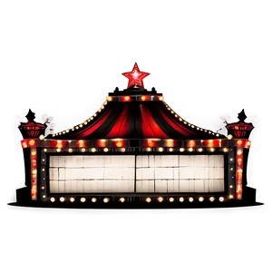 Broadway Style Marquee Png Bou PNG Image