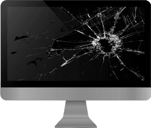 Display Device,screen,output Monitor,electronic Device,computer - Broken Computer Screen Png, Transparent Png PNG image with transparent background
