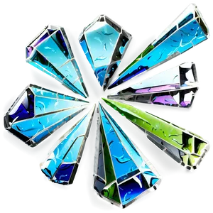 Broken Glass Art Png Lif PNG Image