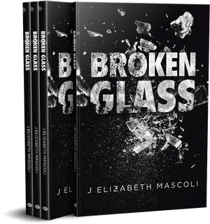 Broken Glass Book Cover PNG Image