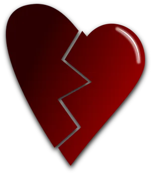 Broken Heart Concept PNG Image