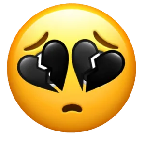 Broken Heart Emoji PNG Image
