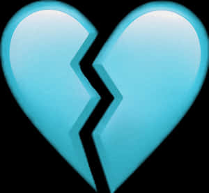 Broken Heart Icon Symbol PNG image with transparent background