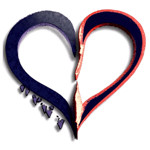 Broken Heart Illustration PNG 05212024 PNG image with transparent background