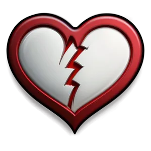 Broken Heart Symbol Emoji Png Aqt PNG Image