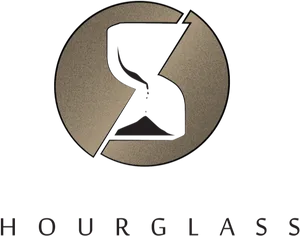 Broken Hourglass Logo PNG Image