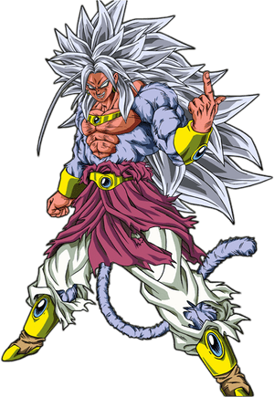 Broly Aura Png - Dragon Ball Af Broly Ssj5, Transparent Png PNG image with transparent background
