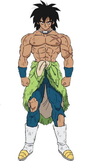 Broly Classic Pose PNG Image