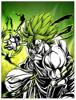 Broly Poster, HD Png Download PNG image with transparent background