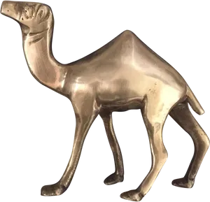 Bronze Camel Sculpture PNG Image