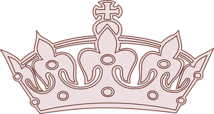 Bronze Crown Graphic PNG Image