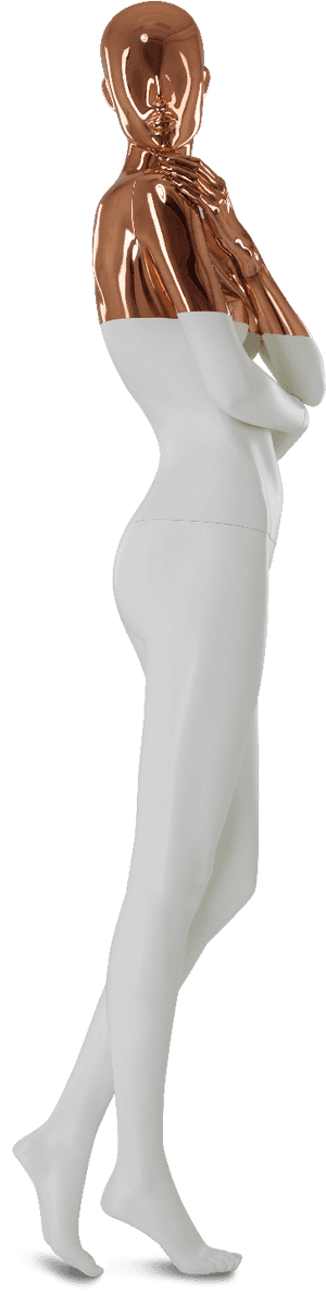 White Copper Mannequin Png, Transparent Png PNG image with transparent background