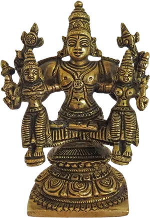 Bronze Venkateswara Statue PNG Image