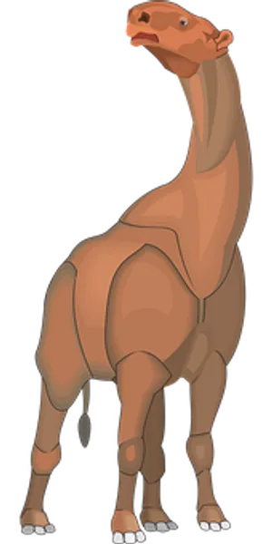 Brown Creature Illustration PNG Image