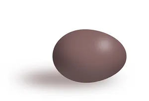 Brown Egg Isolated Background PNG Image