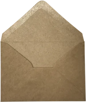 Brown Envelope Top View PNG Image