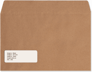 Brown Envelope With Name, HD Png Download PNG image with transparent background